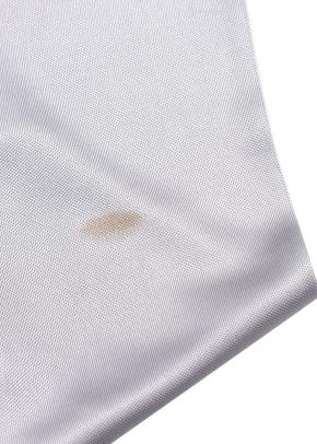 DRY CLEAN Celine Grey Satin Fringed Scarf 4