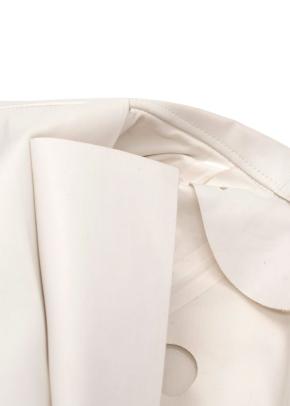 Pause KASSL Edition White Single Breasted Trench Coat 11