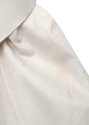 Pause KASSL Edition White Single Breasted Trench Coat 8