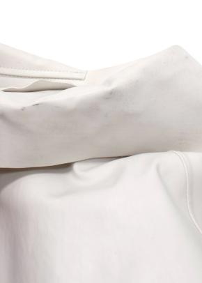 Pause KASSL Edition White Single Breasted Trench Coat 13