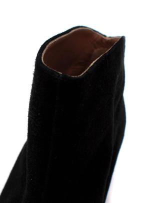 Alaia Black Suede Ankle Boots 5