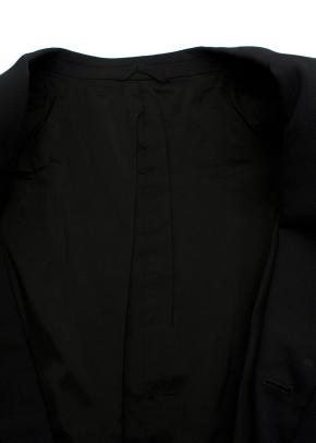 Jil Sander Black Single Breasted Wool Blend Blazer 3