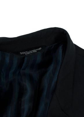 Dolce & Gabbana Navy Single Breasted Blazer 3