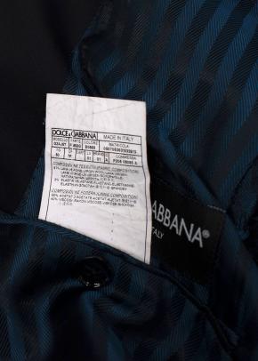 Dolce & Gabbana Navy Single Breasted Blazer 6