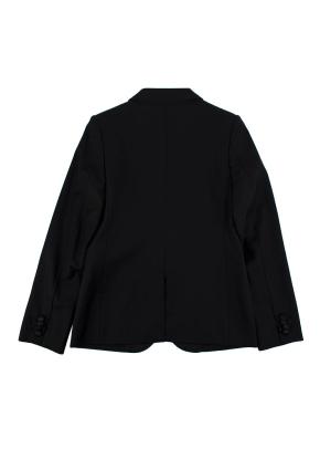 Dolce & Gabbana Kid's Black Single Breasted Wool Silk Blend Blazer 2