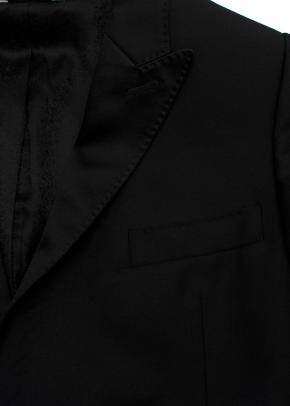 Dolce & Gabbana Kid's Black Single Breasted Wool Silk Blend Blazer 3