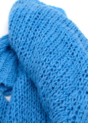 Jil Sander Blue Knitted Linen Jumper 8