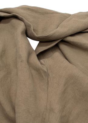 Celine Green Velcro Wide Leg Linen Trousers 9