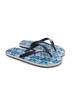 Vilebrequin Blue Fish Print Flip Flops | 41 | Hardly Ever Worn It