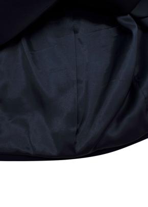 Marina Rinaldi Navy Cady Double Breasted Blazer 8