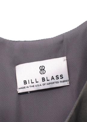 Bill Blass Grey Sequin Embellished Midi Dress 3