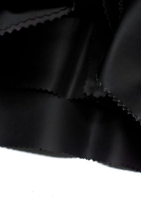 Rodarte Black Silk Pleated A Line Skirt 7