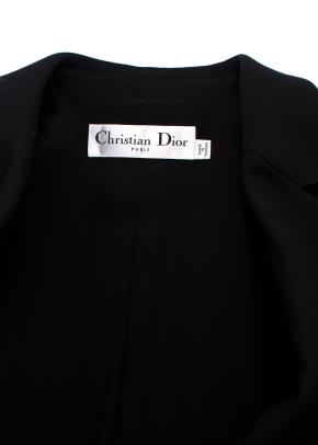 Christian Dior Black Wool and Silk Blazer and Trouser Suit 4