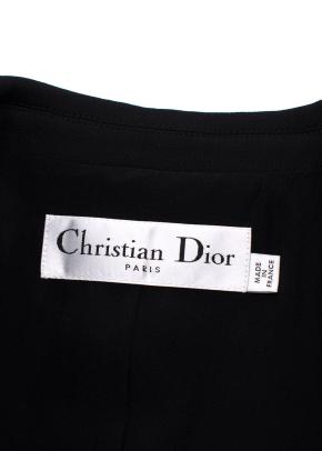Christian Dior Black Wool and Silk Blazer and Trouser Suit 7