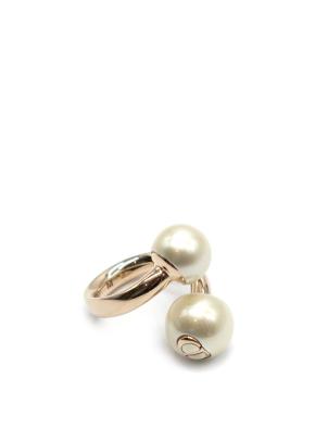 Dior Wrap Faux Pearl Ring 2