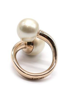 Dior Wrap Faux Pearl Ring 3