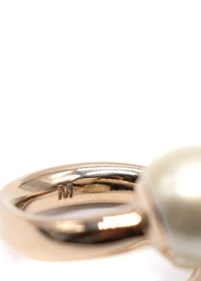 Dior Wrap Faux Pearl Ring 7