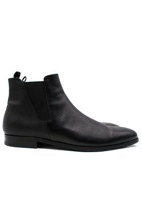 Prada Black Grained Leather Chelsea Boots 4