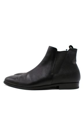 Prada Black Grained Leather Chelsea Boots 2