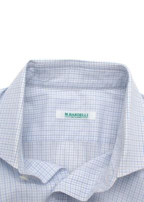 M.Bardelli Pale Blue Check Shirt 8