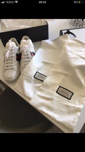 Gucci White Ace Trainers 7