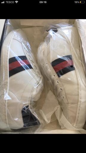 Gucci White Ace Trainers 9