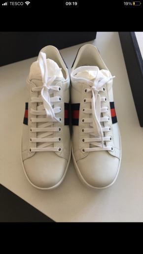 Gucci White Ace Trainers 4