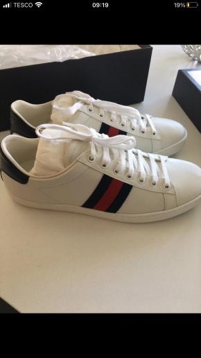 Gucci White Ace Trainers 2