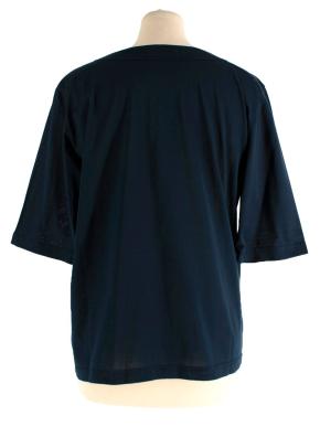 YSL Navy Short Sleeve T-Shirt 2