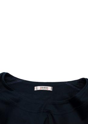YSL Navy Short Sleeve T-Shirt 3