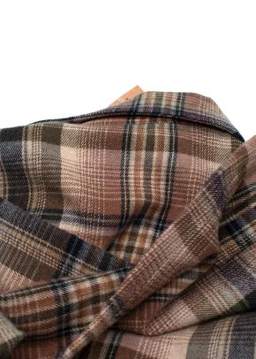Polo Ralph Lauren Brown Plaid Wool-Blend Tweed Shirt 6