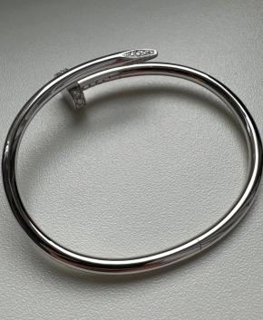 White Gold Diamond Set Juste Un Clou Bracelet 4