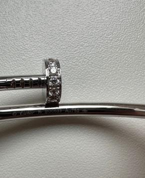 White Gold Diamond Set Juste Un Clou Bracelet 3