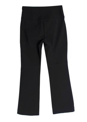 Theory Black Cotton Blend Trousers 8