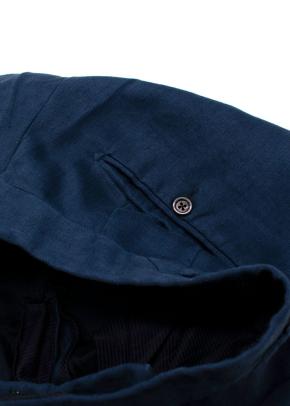 Tom Ford Navy Linen Trousers 6