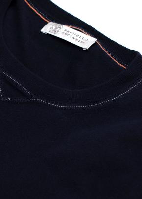 Brunello Cucinelli Navy Knit 4