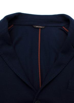Loro Piana Navy Unlined Loose Blazer 5
