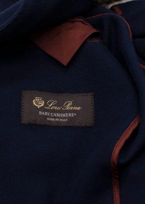 Loro Piana Navy Unlined Loose Blazer 7