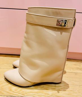 Givenchy Beige Shark Boots 2