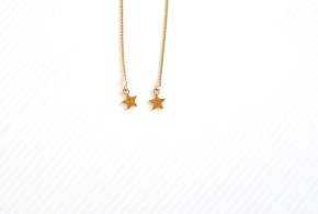 Saint Laurent Gold Metal Star Earrings 9