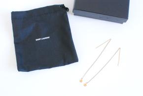 Saint Laurent Gold Metal Star Earrings 10