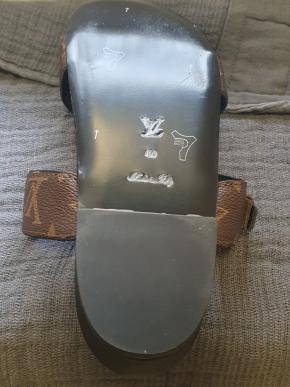 Louis Vuitton Coated Canvas Sandals 5