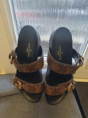 Louis Vuitton Coated Canvas Sandals 4