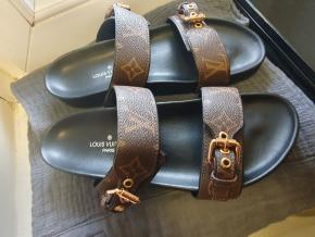 Louis Vuitton Coated Canvas Sandals 3