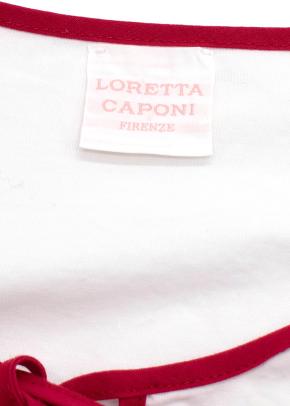 Loretta Caponi Embroidered Cotton Dress 7