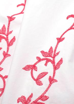 Loretta Caponi Embroidered Cotton Dress 6