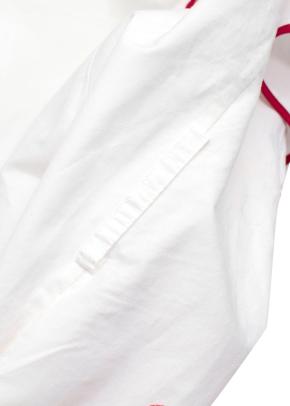 Loretta Caponi Embroidered Cotton Dress 4