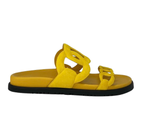 Hermes Yellow Extra Sandals 3