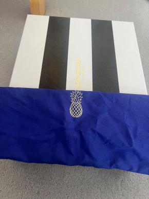 Aquazurra Black Serpentine Sandals 7