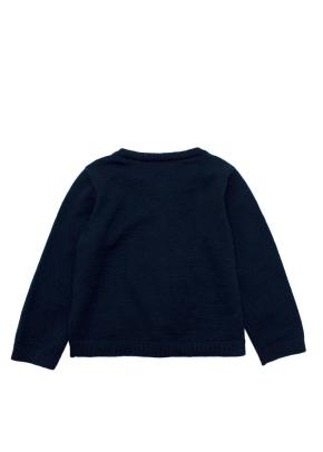 Bonpoint Kids Navy Wool Cardigan 5